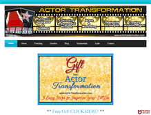 Tablet Screenshot of actortransformation.com